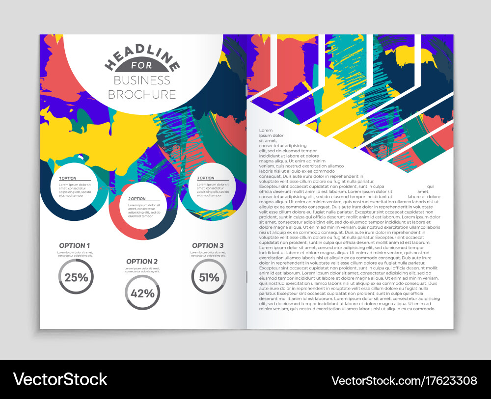 Abstract layout background set for art vector image
