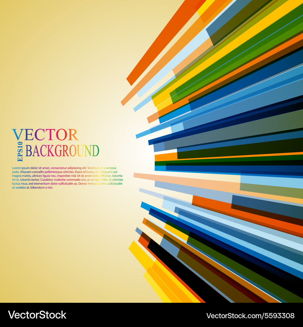 Moving colorful abstract background vector image