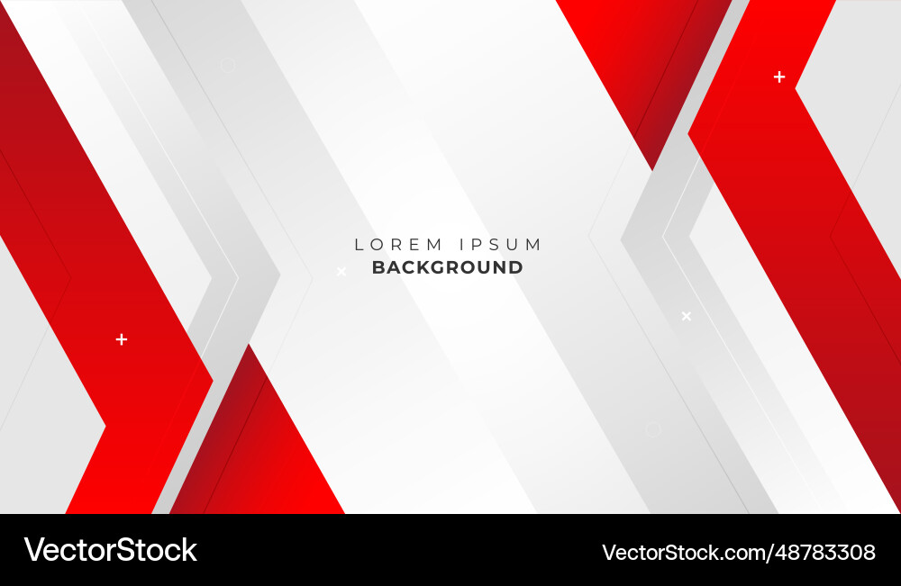 Red Curve Background vector image