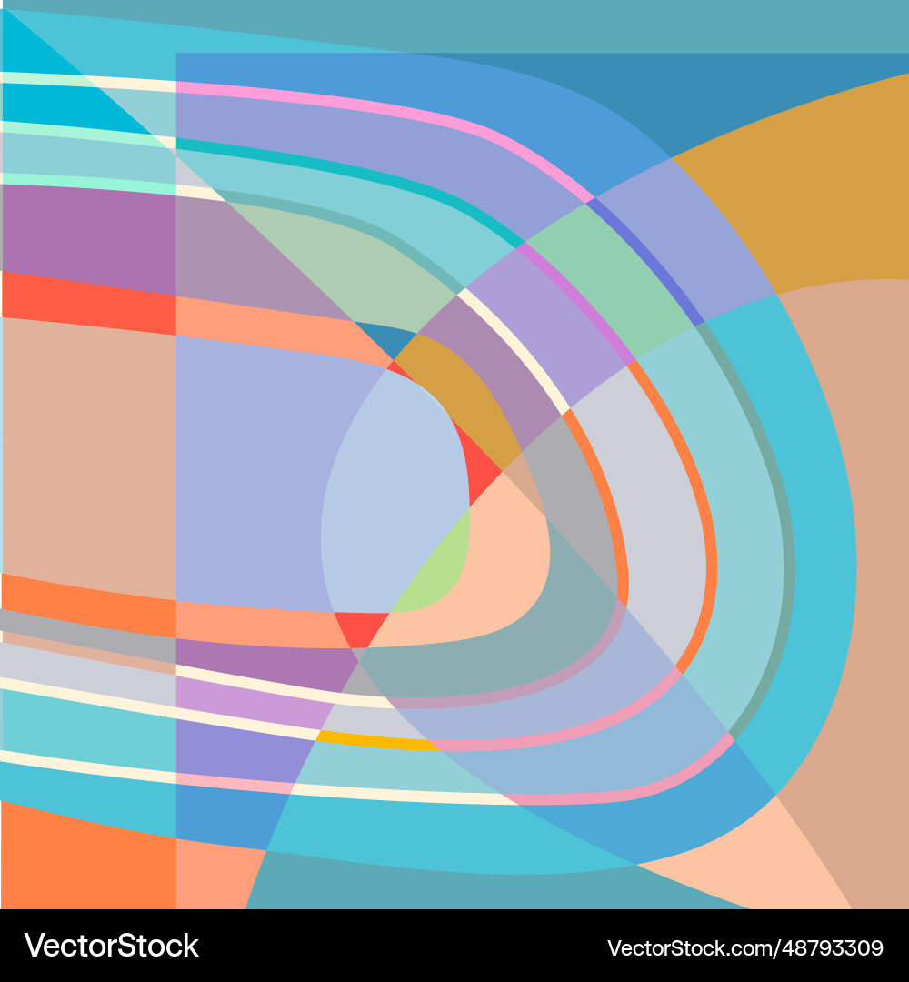 Abstract background circle line round Vector Image