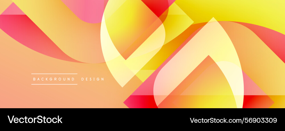 Abstract design features vibrant overlapping Abstract design features vibrant overlapping Vector Image