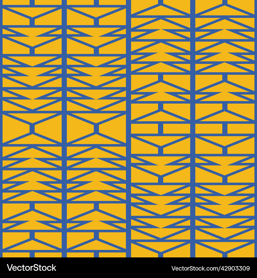 Abstract irregular geometric seamless pattern vector image