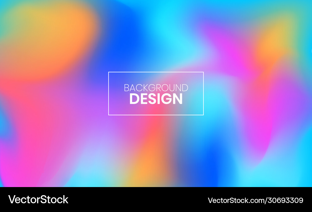 Modern vibrant blurred gradient effect background Vector Image