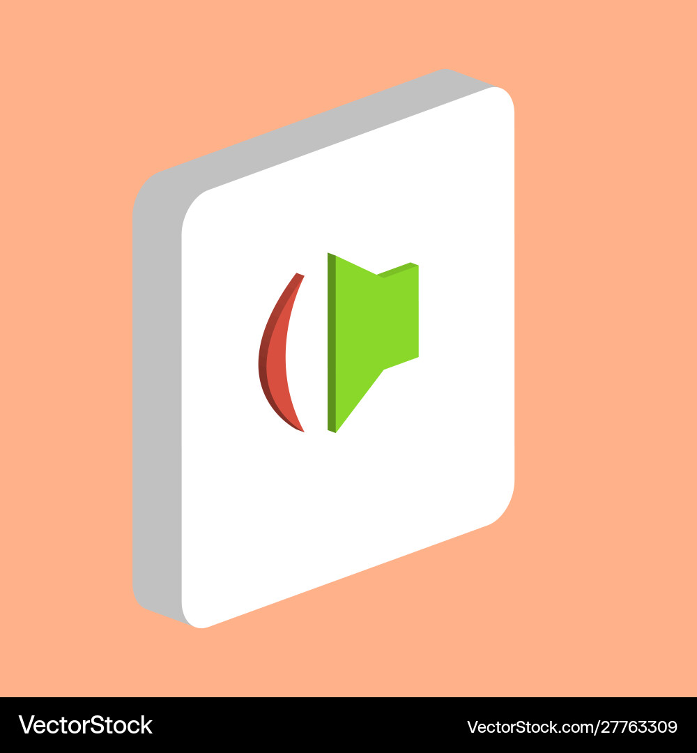 Speaker computer symbol Speaker computer symbol vector image