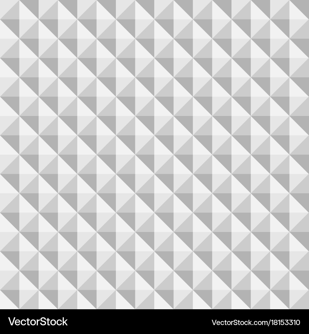 3d paper pyramids seamless pattern Vector Image