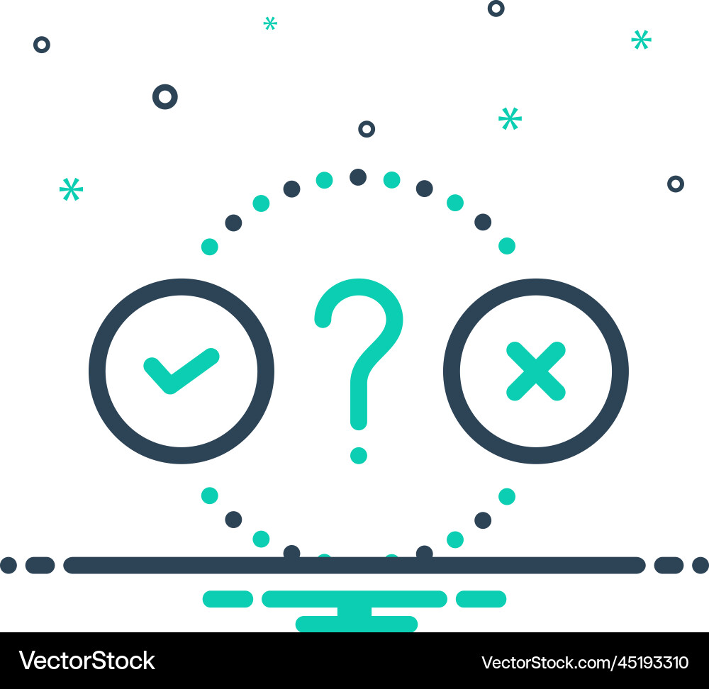 Boolean vector image