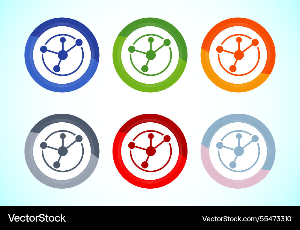 Data science icon design big digital tech Vector Image