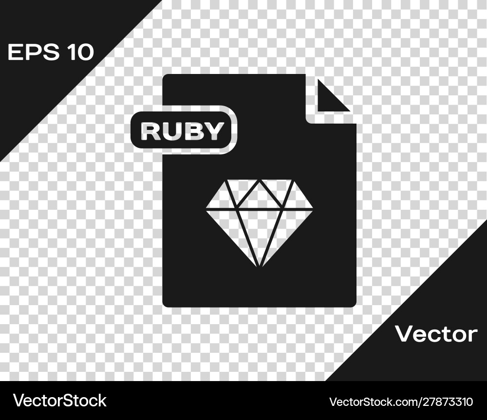 Grey ruby file document download button icon Grey ruby file document download button icon vector image