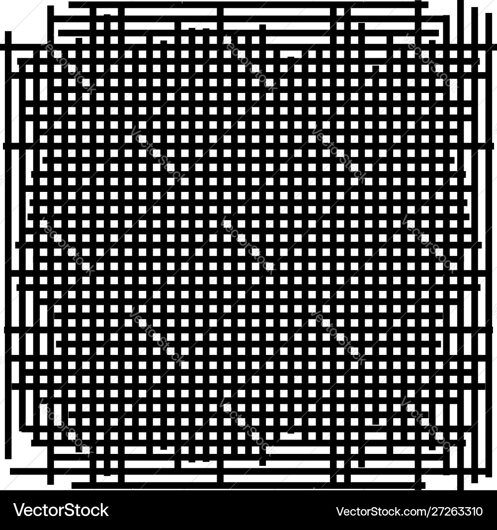 Grid mesh element cellular reticular grate Grid mesh element cellular reticular grate vector image