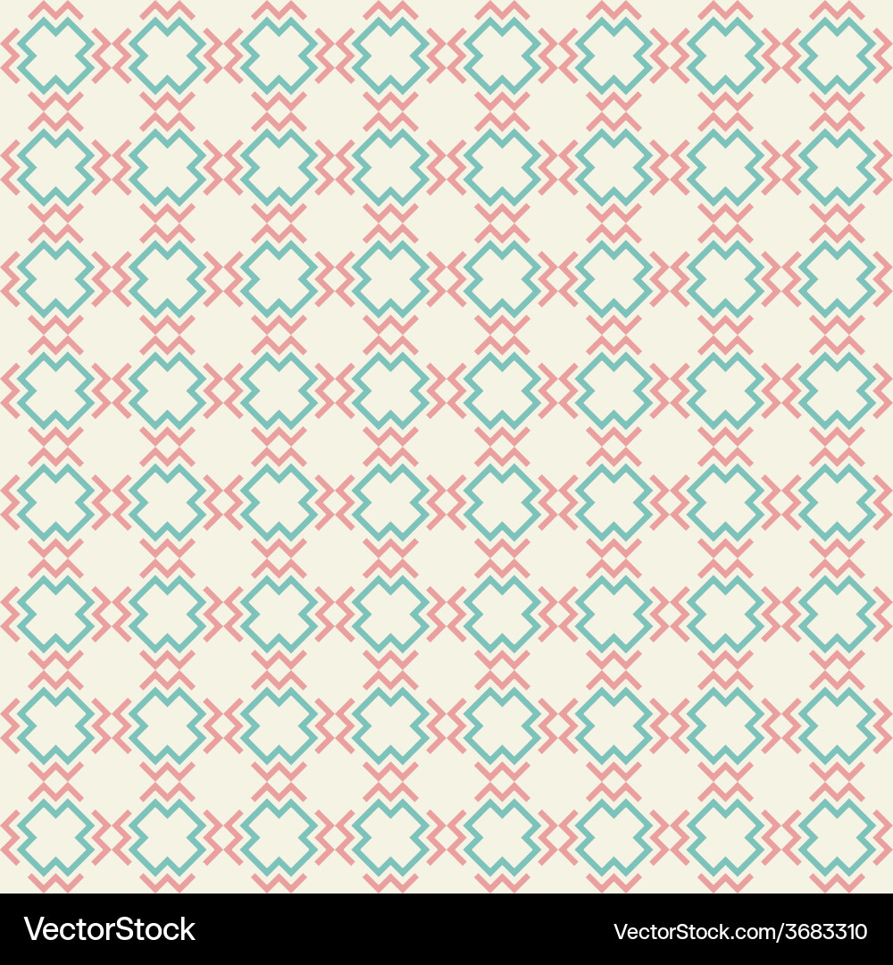 Retro Geometric Pattern vector image