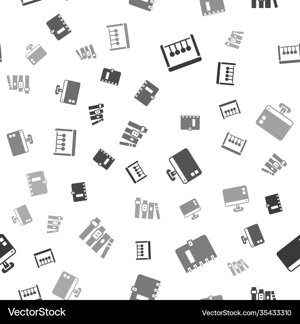 Set pendulum spiral notebook computer monitor Set pendulum spiral notebook computer monitor vector image