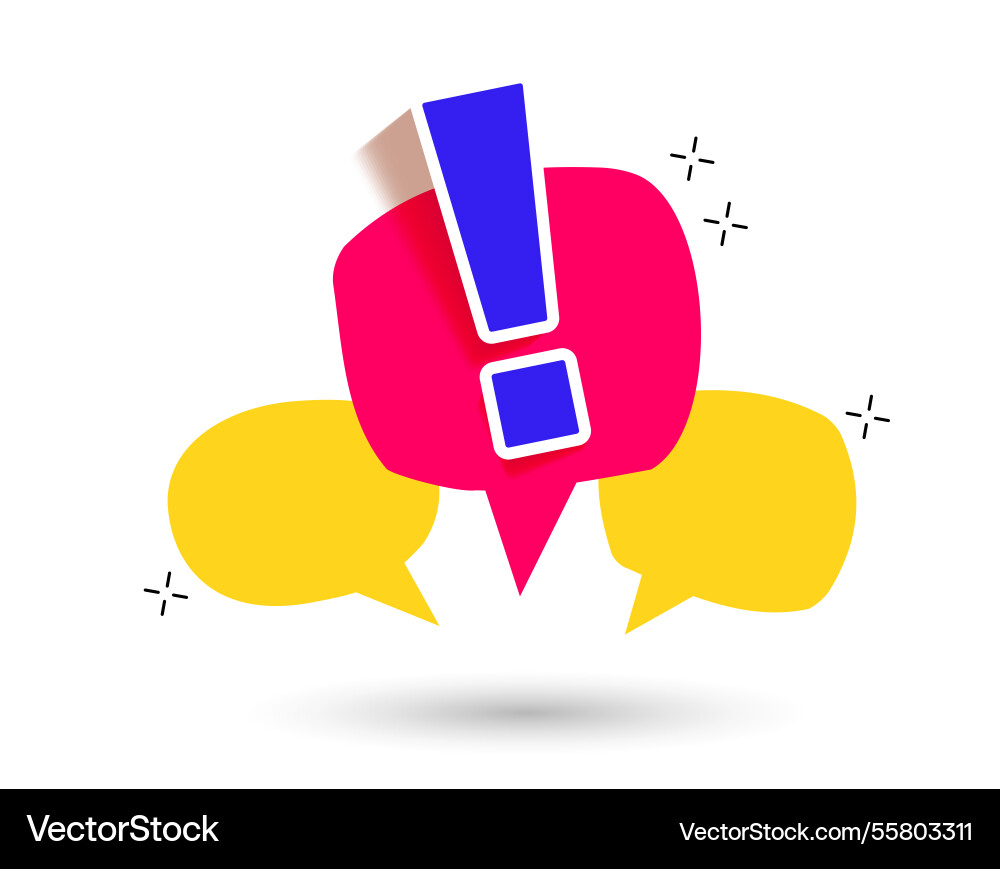 A square with circle and the answers to them vector image