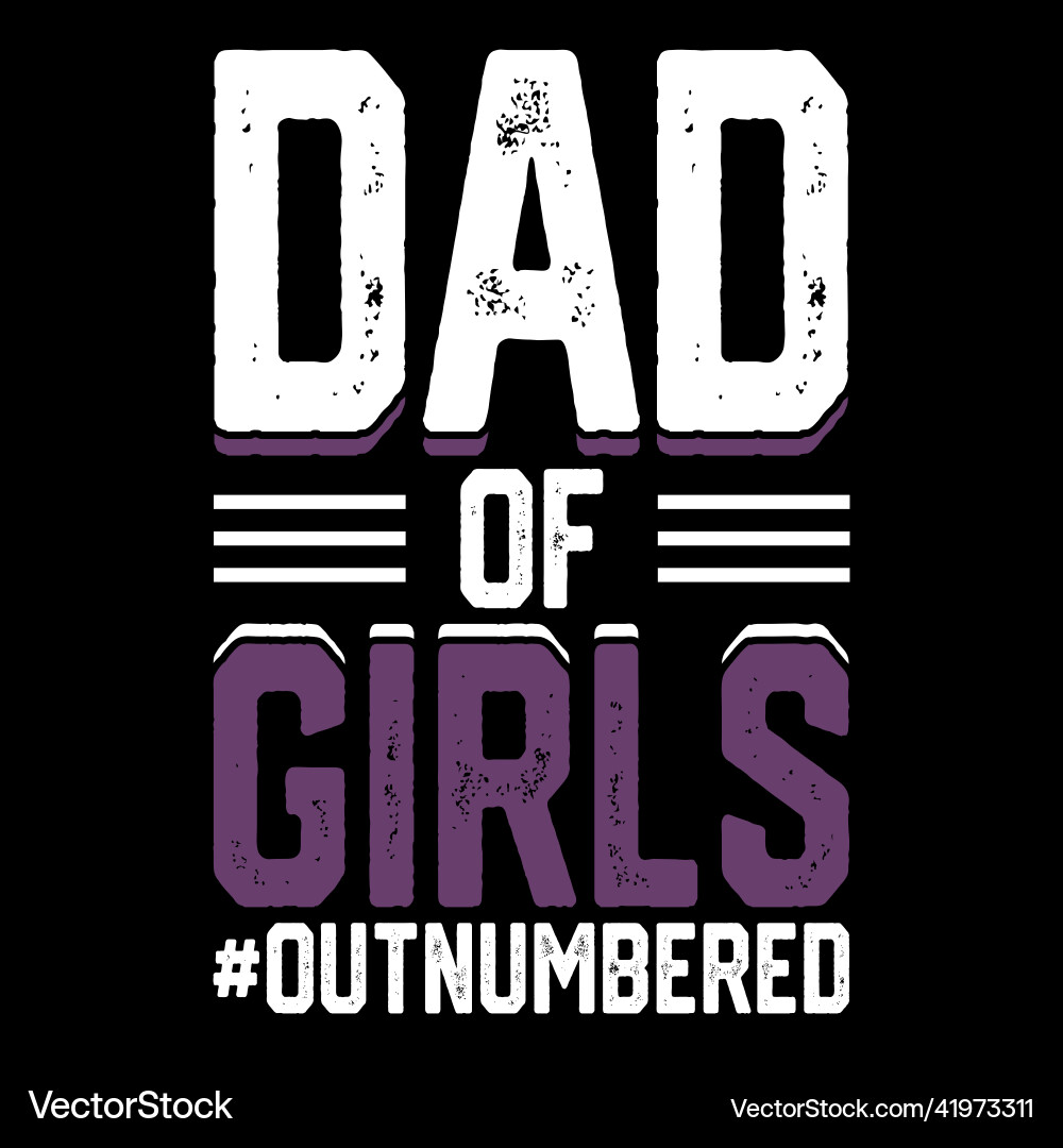 Dad Lover Father's Day T-Shirt Vector Image