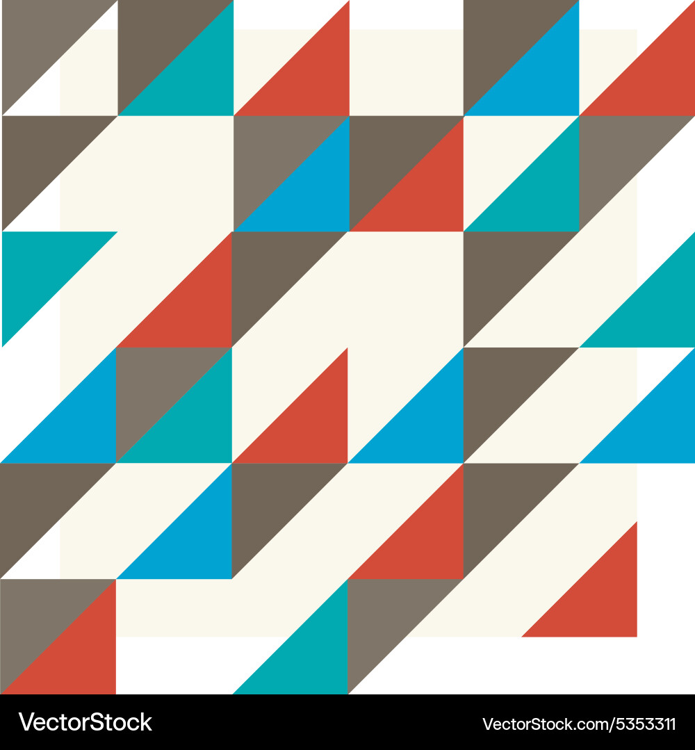 Triangle pattern vector image