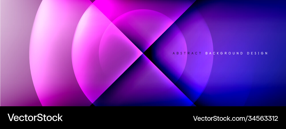 Abstract background - circle and cross Vector Image