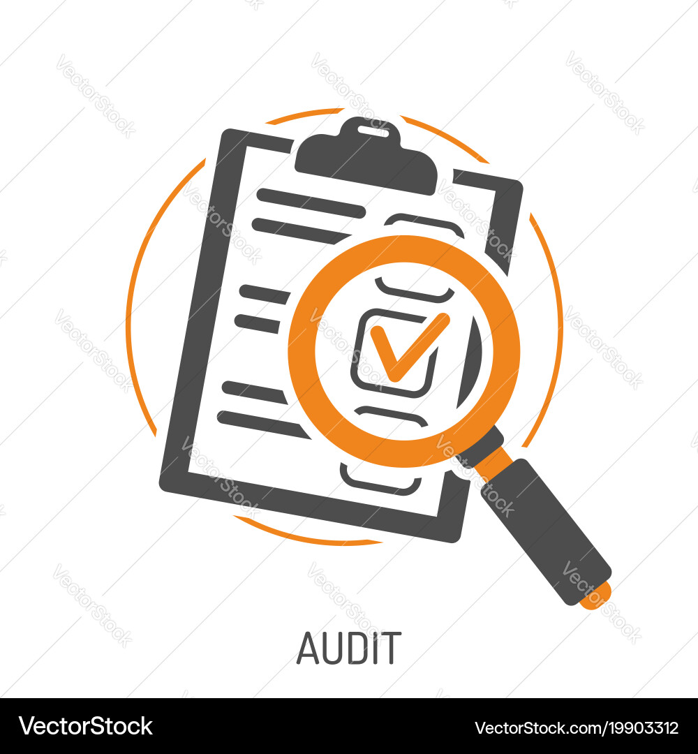 Audit & Test Icon Set vector image