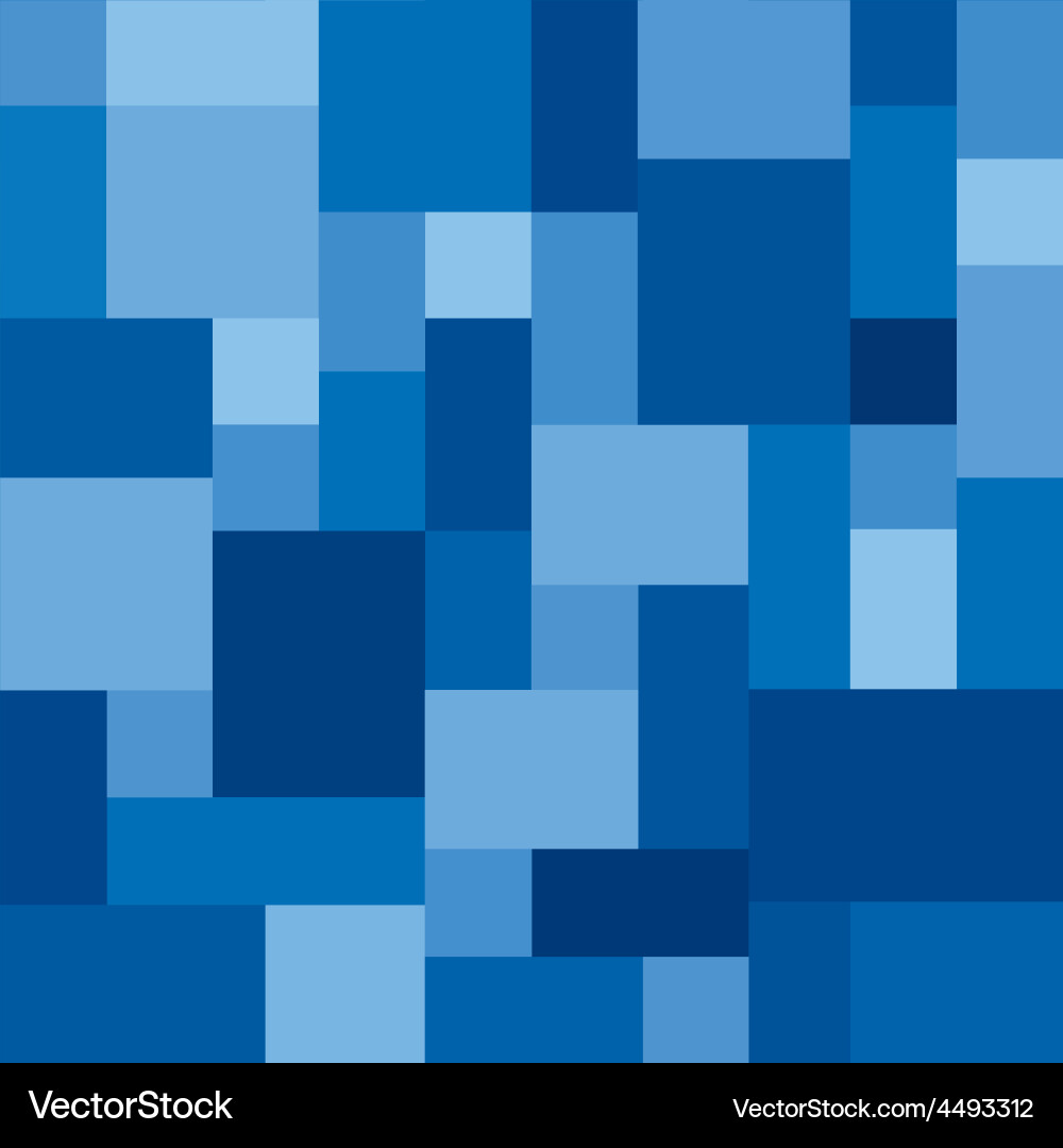 Blue Rectangular Pattern vector image