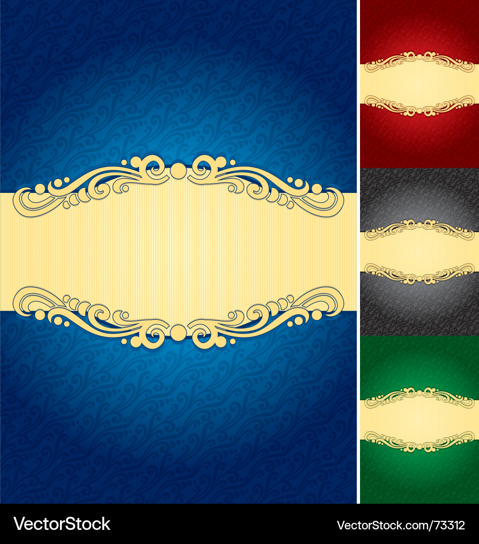 Label background vector image