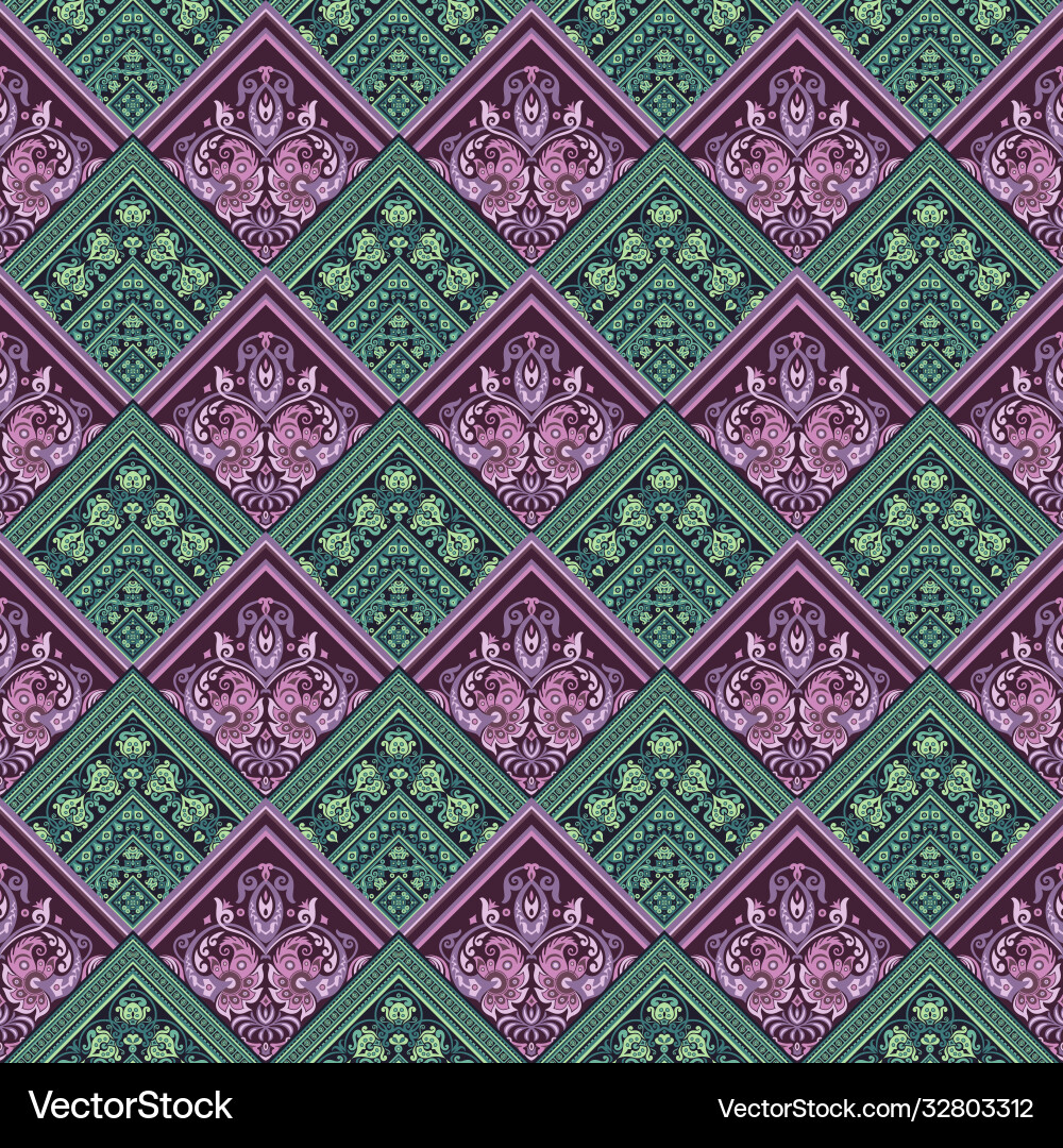 Nature patch pattern mosaic background Nature patch pattern mosaic background vector image