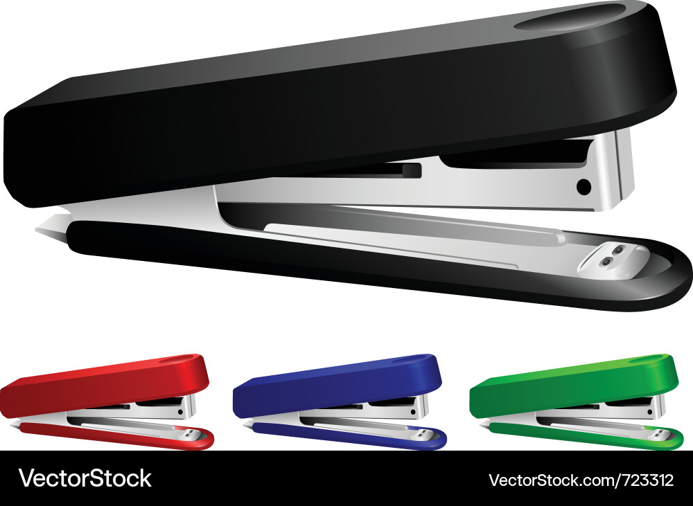Office Stapler Set Vector Image