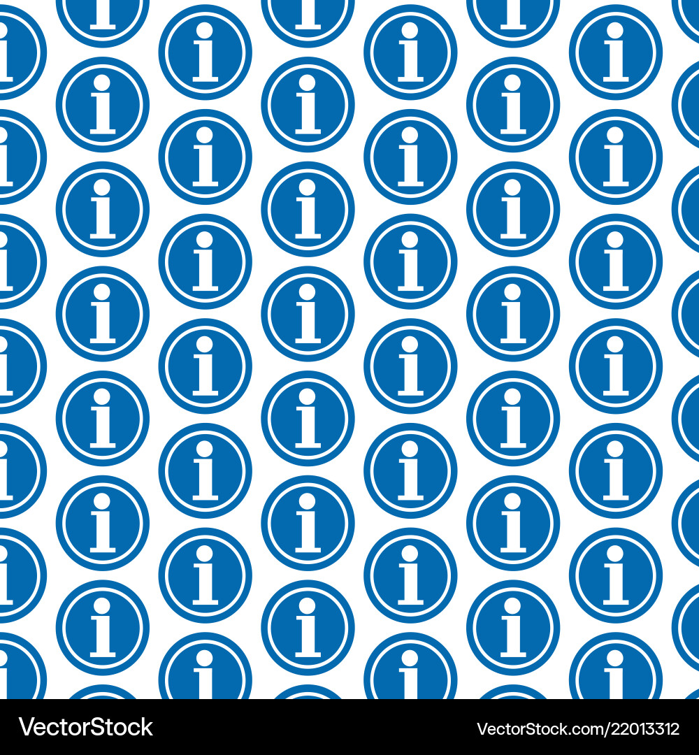 Pattern background information icon Vector Image