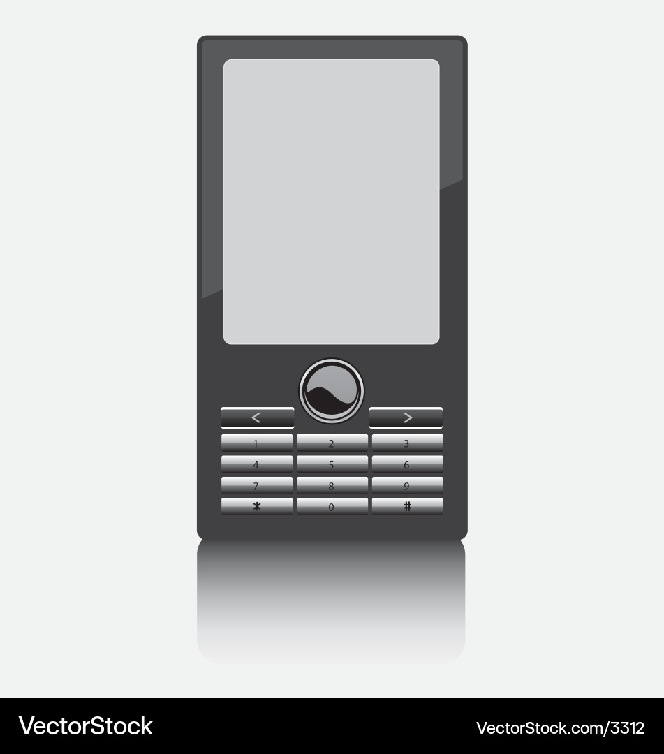 Smartphone Display Vector Image