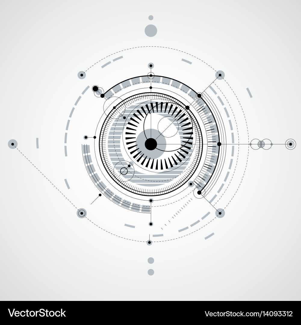 Technical Blueprint Sketch vector image