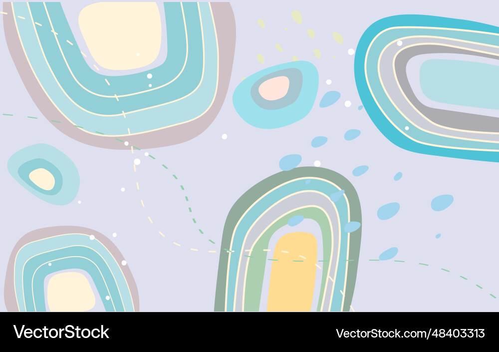 Abstract background circle line round and free Vector Image