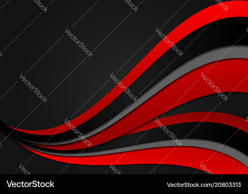 Abstract red and black geometric background Abstract red and black geometric background vector image
