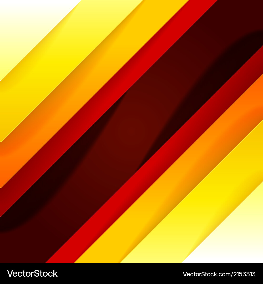 Abstract red and orange rectangle shapes vector image