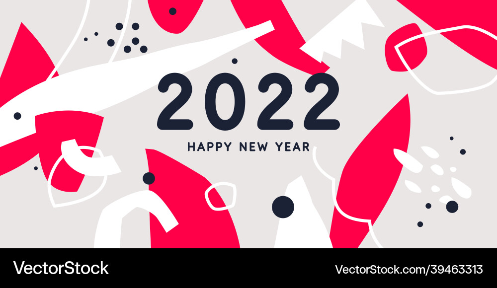 Background with the inscription happy new year Background with the inscription happy new year vector image