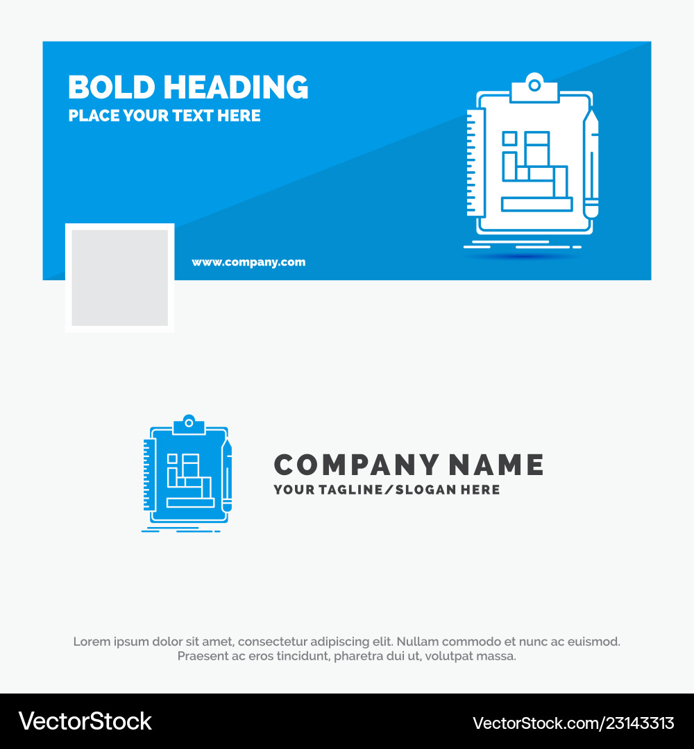 Blue business logo template for algorithm process Blue business logo template for algorithm process vector image