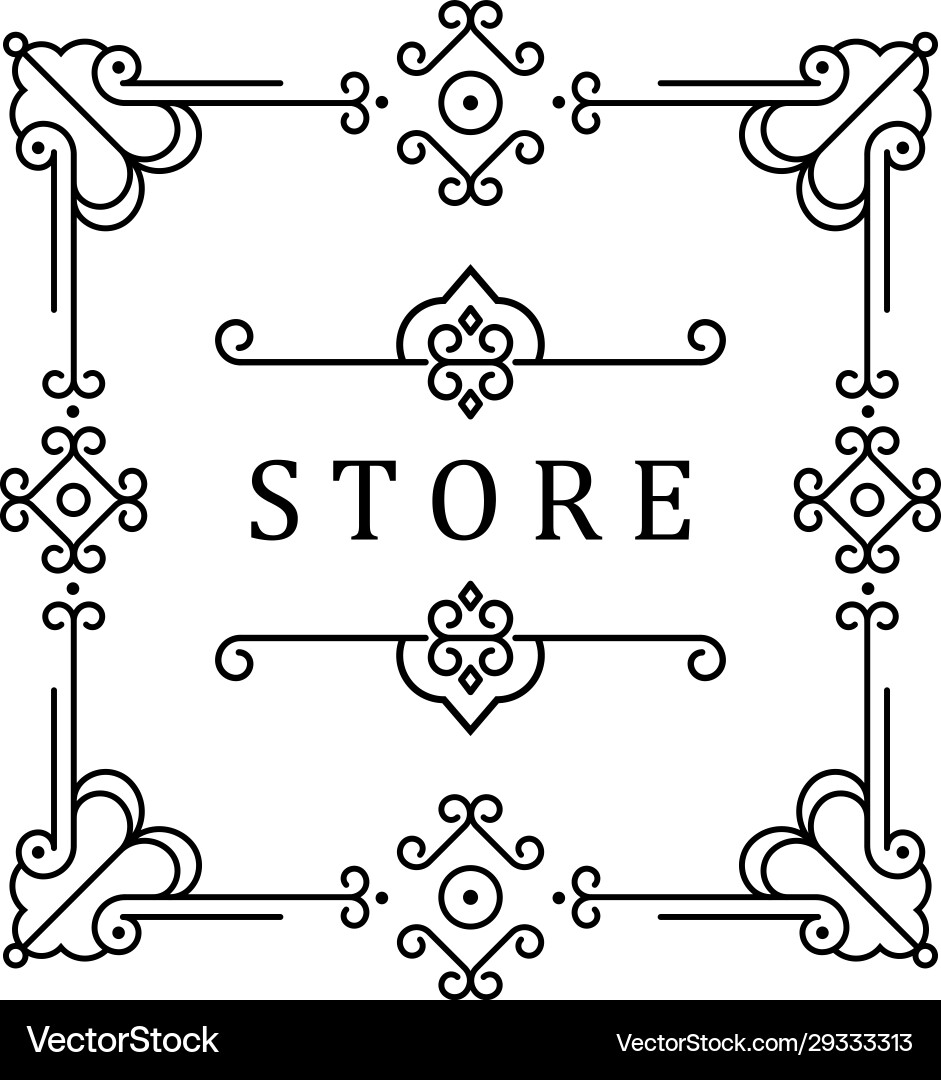 Frame with borders Frame with borders vector image