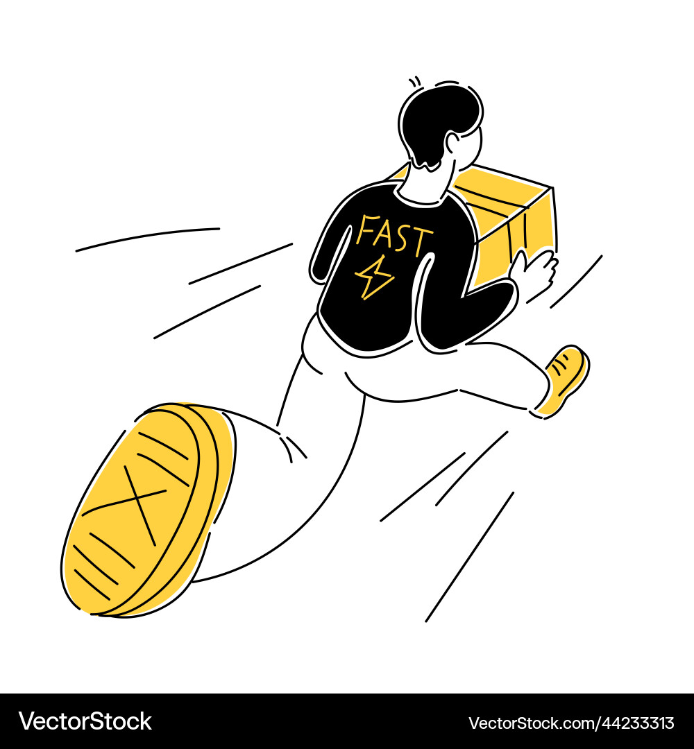 Modern simple graphics in the style of comics Vector Image