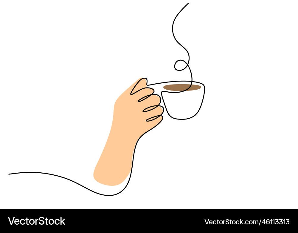 One continuous single line of hand drawn One continuous single line of hand drawn vector image
