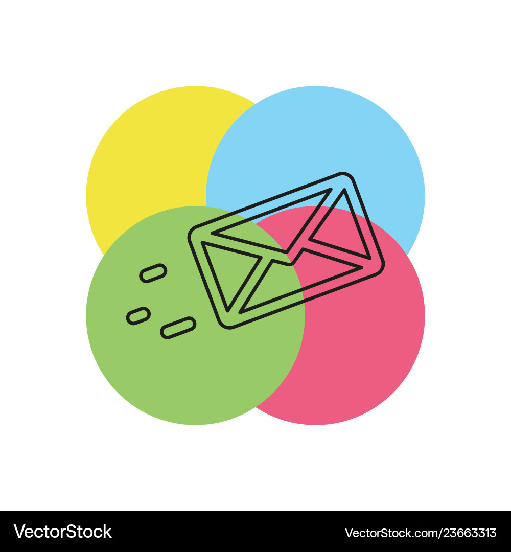 Sending message icon Sending message icon vector image