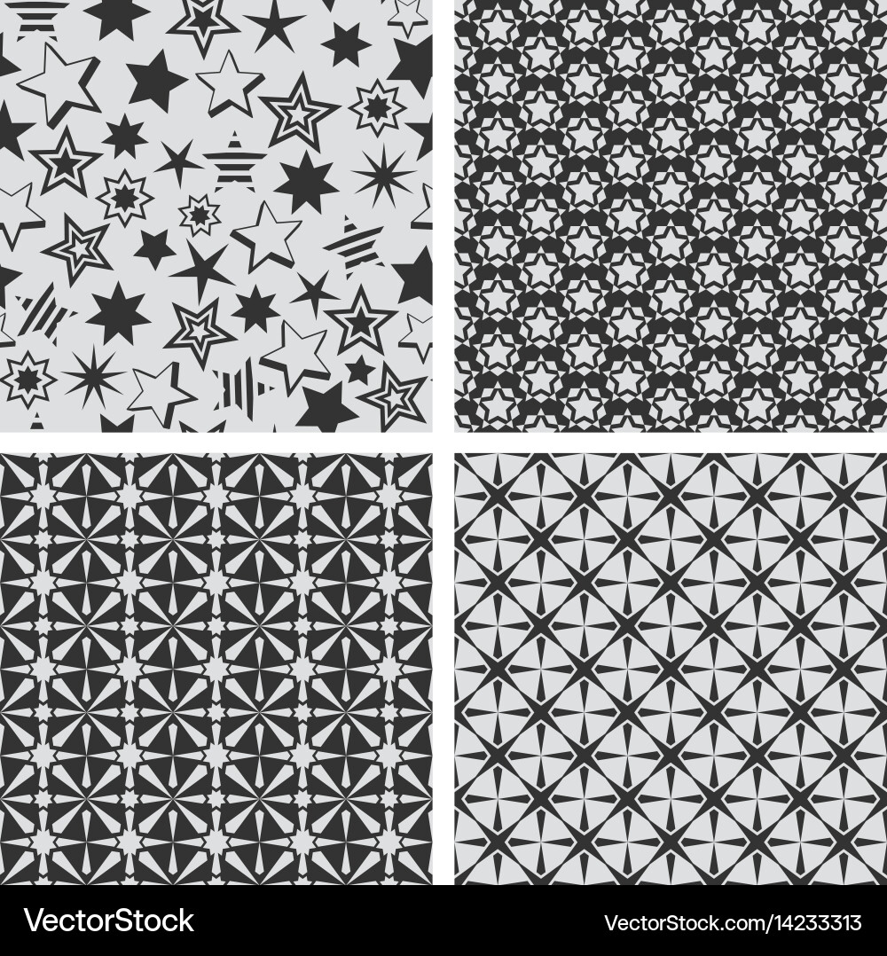 Starry Abstract Pattern vector image
