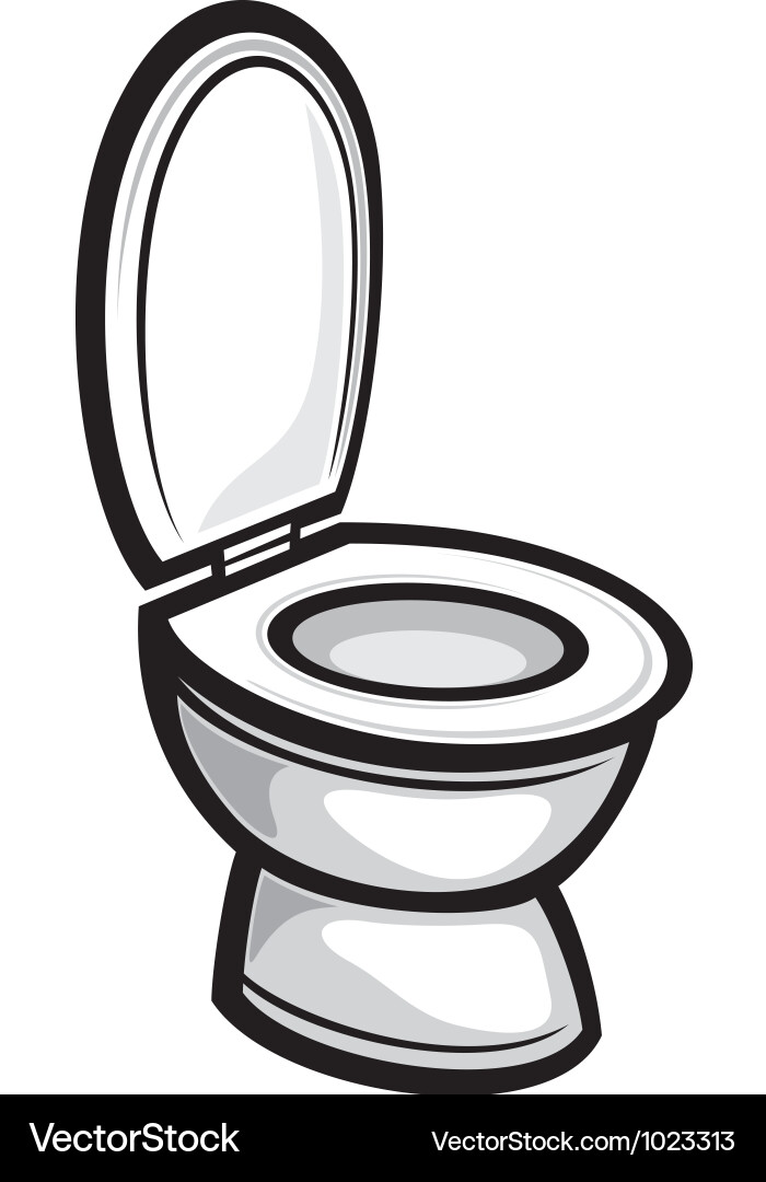 Toilet seat Royalty Free Vector Image - VectorStock