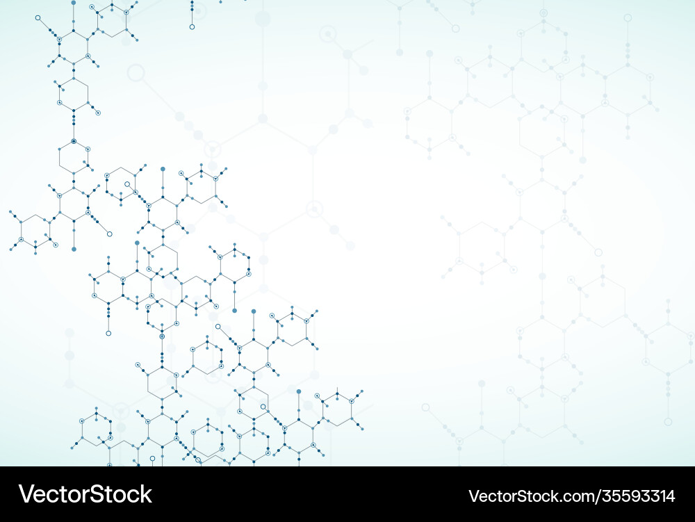 Abstract technology hexagonal background Vector Image