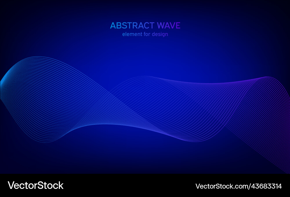 Abstract wave element for design digital Abstract wave element for design digital vector image
