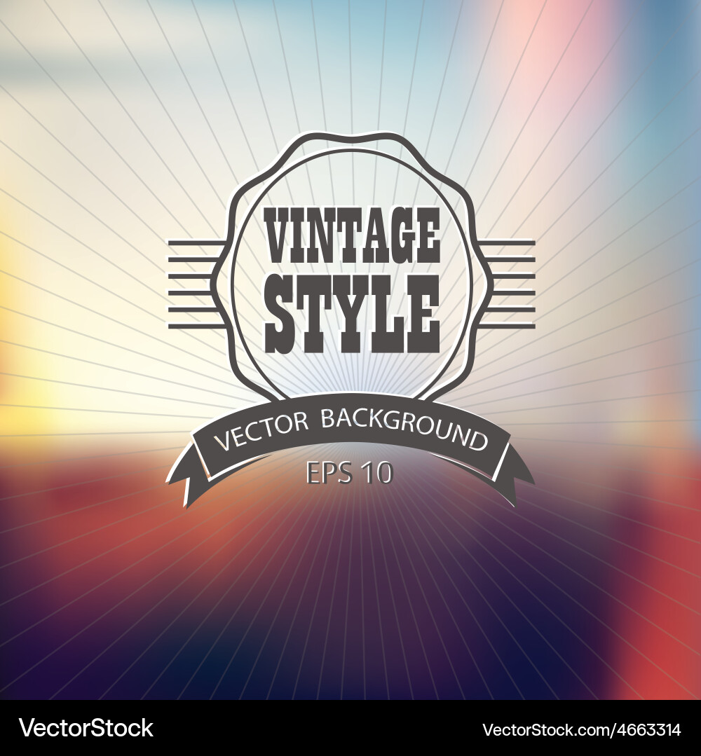 Blurred Abstract Background Vector Image