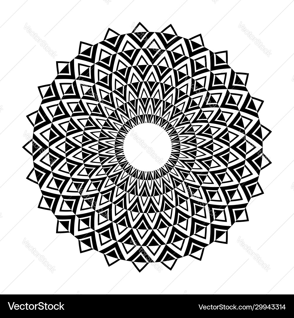 Geometric Circle Pattern vector image