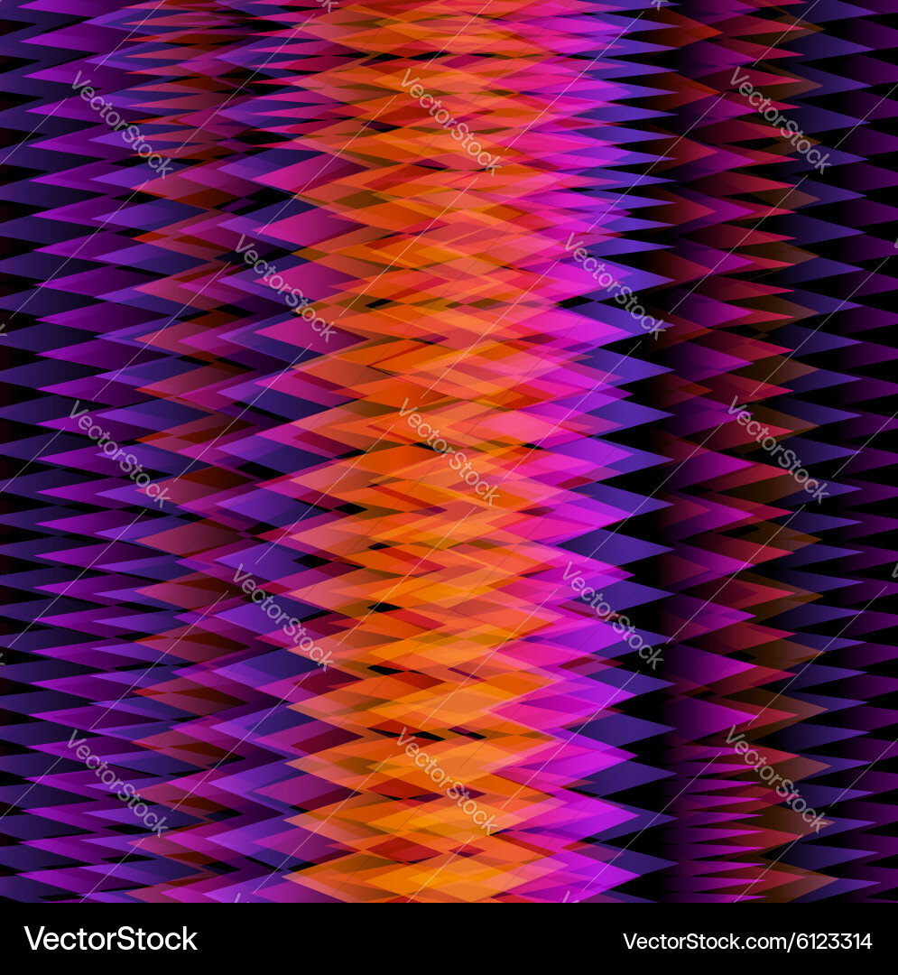 Psychedelic Zigzag Pattern vector image
