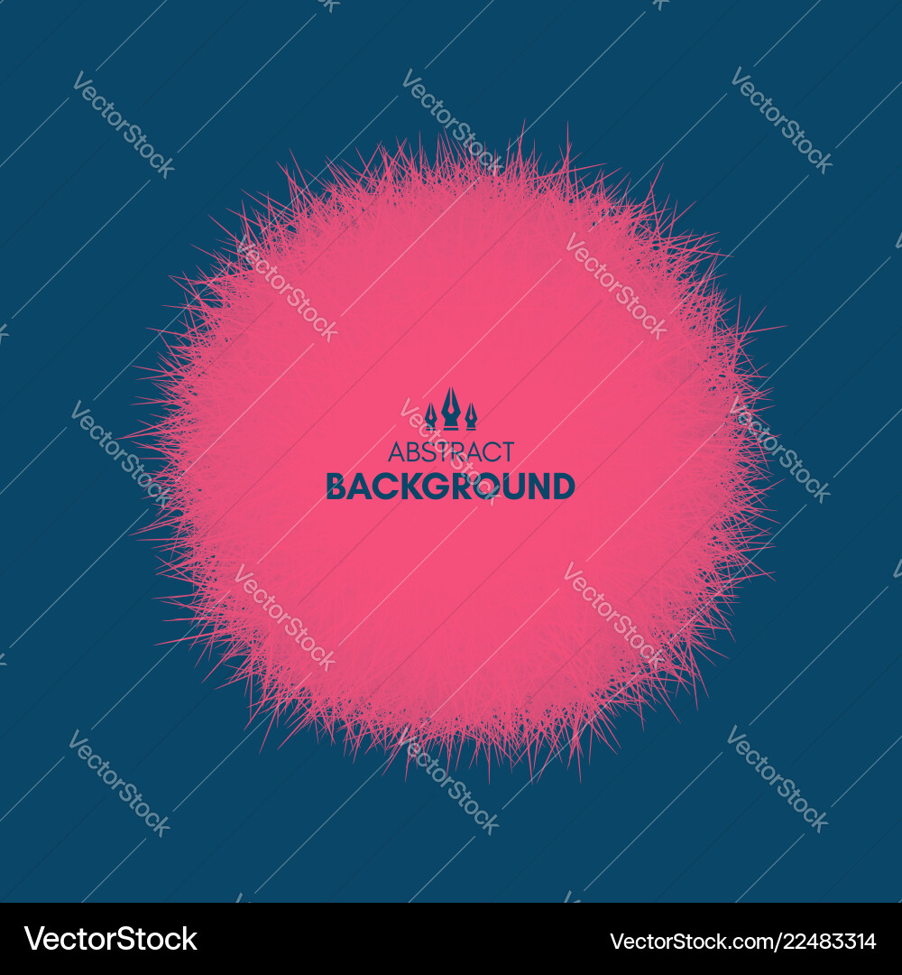Sphere consisting of chaotic lines fluffy element Sphere consisting of chaotic lines fluffy element vector image
