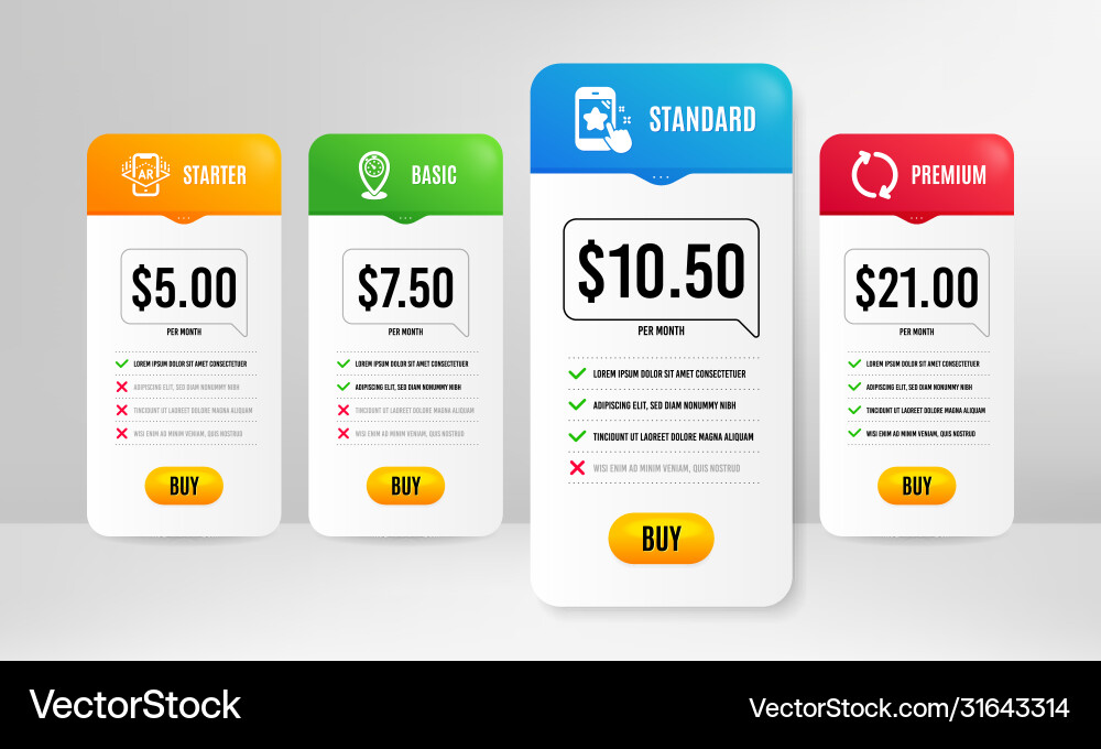Timer augmented reality and star rating icons set Timer augmented reality and star rating icons set vector image