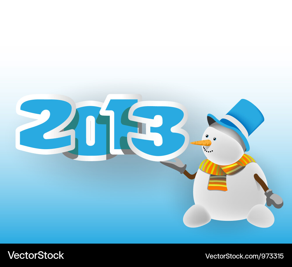 2013 Vector Image