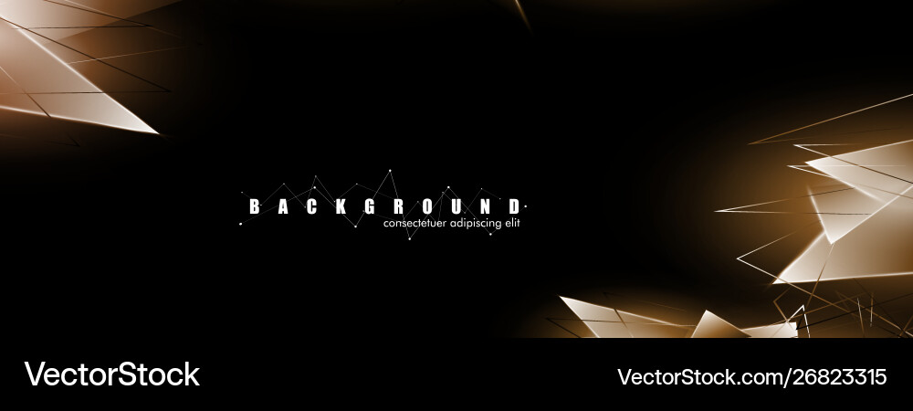 Abstract background with glowing triangles Abstract background with glowing triangles vector image