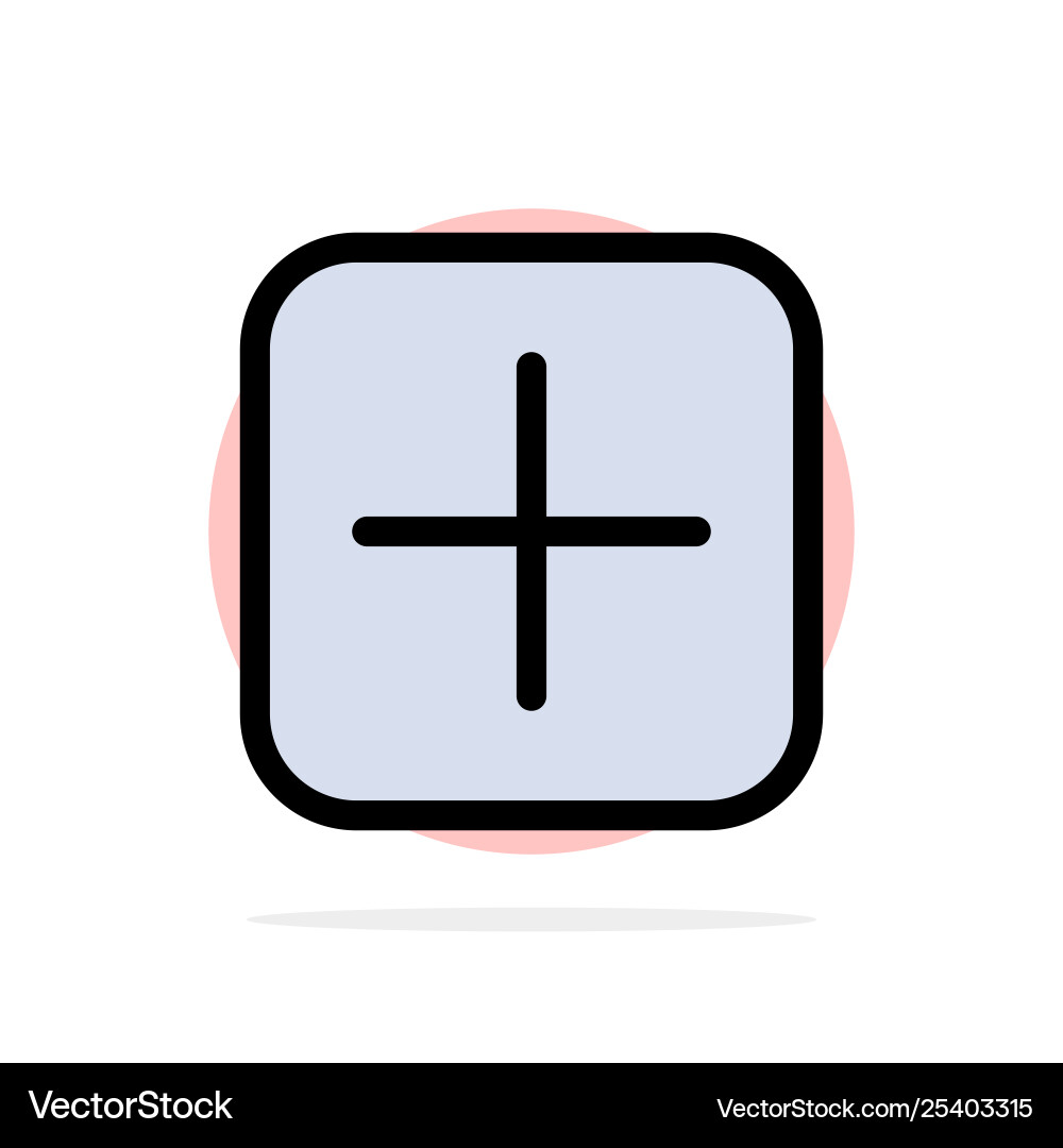 Instagram plus sets upload abstract circle Vector Image