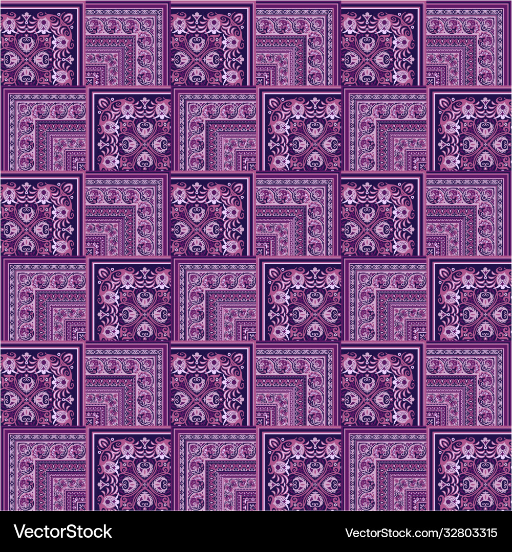 Nature patch pattern mosaic background Nature patch pattern mosaic background vector image
