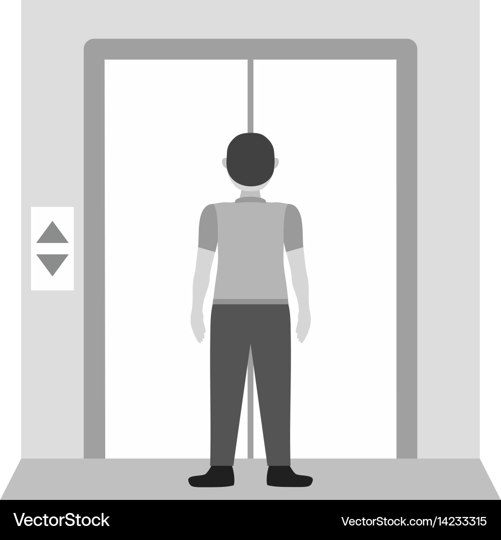 Using elevator vector image